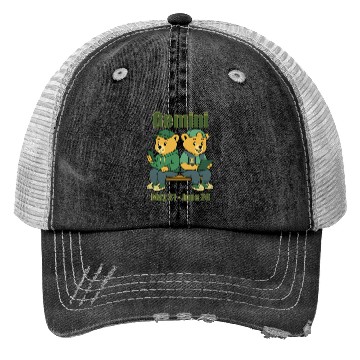 Discover Gemini Bear Trucker Hats
