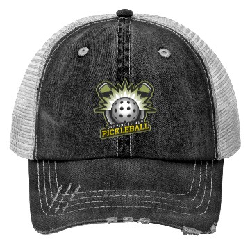 Discover Serving It Hot, Pickleball Addicts Fanatics Fans Trucker Hats