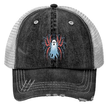 Discover Ghost Spider Scream Trucker Hats