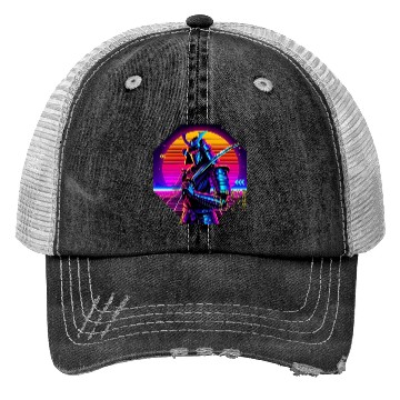 Discover Samurai Neon Trucker Hats