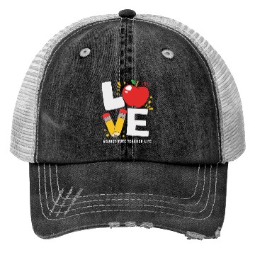 Discover Substitute Teacher Back To School Trucker Hats