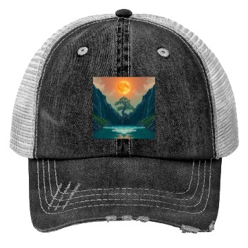 Discover Harmonious Night 14 Trucker Hats