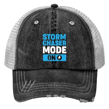 Discover Storm Chaser Weather Forecast Trucker Hats