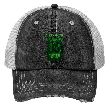 Discover Wendigos Breath Absinthe Mock Liquor Trucker Hats