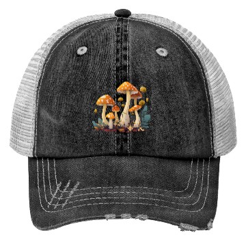 Discover Mushroom Dreams – Forest Moods Trucker Hats