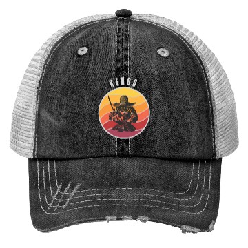 Discover Retro Kendo Samurai Style Trucker Hats