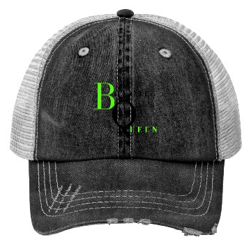 Discover Bougie Queen Lime&Black Trucker Hats