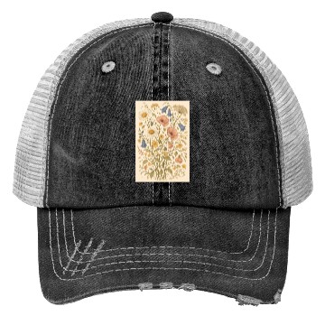 Discover Summer Wild Flowers Trucker Hats