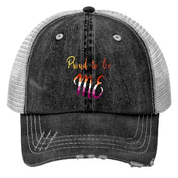 Discover Proud To Be Me Lesbian Pride LGBTQ Trucker Hats