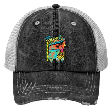 Discover Born 2 Blade 90s Nostalgia Design Trucker Hats