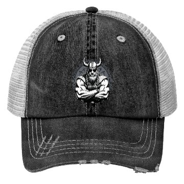 Discover Viking Warrior Man Odin Thor Norman Walhalla Trucker Hats