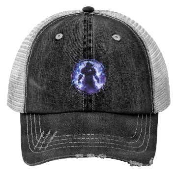 Discover Thunder Warrior With Lightning Magic Fantasy Style Trucker Hats