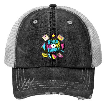 Discover Never Forget 90s Retro Nostalgia Trucker Hats