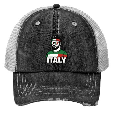 Discover Italy Fan Style Trucker Hats