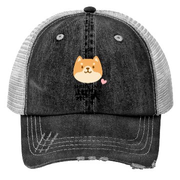 Discover Kawaii Shiba Inu Brown Trucker Hats