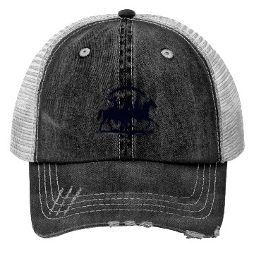 Discover Western Sunset Horseback Riders Trucker Hats