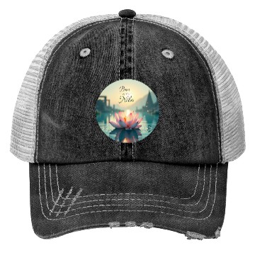 Discover Sacred Nile Lotus Trucker Hats