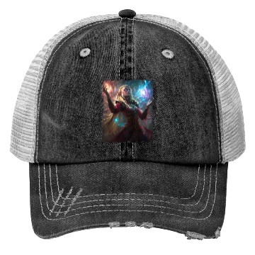 Discover Magical Elf Sorceress under Starlight Trucker Hats