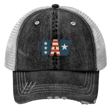 Discover DAD 4th of July Trucker Hats