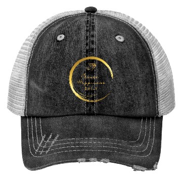 Discover Choose Happiness Luxury Design - Gold Empowerment Trucker Hats