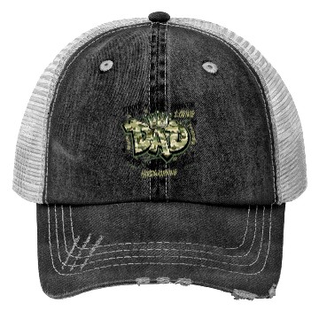 Discover Camo Dad Design Trucker Hats
