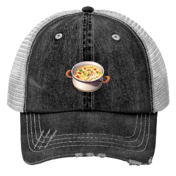 Discover Creamy Bacon Mushroom Soup Trucker Hats