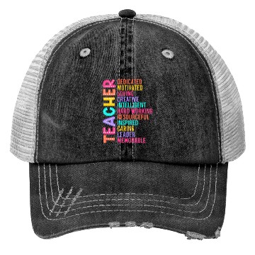 Discover Teacher Back to School Trucker Hats
