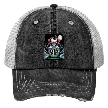 Discover Halloween Horror Scary Thriller Trick Or Treat Trucker Hats