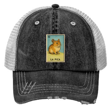 Discover LA PICA - THE ROCK RABBIT - LA LOTERÍA Trucker Hats