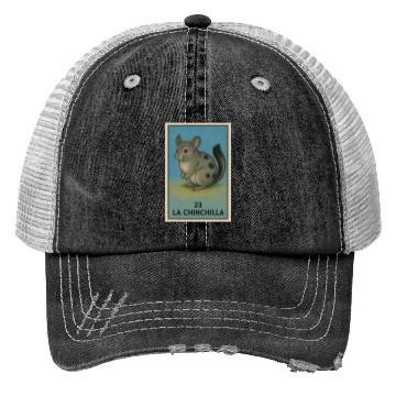 Discover LA CHINCHILLA - THE CHINCHILLA - LA LOTERÍA Trucker Hats