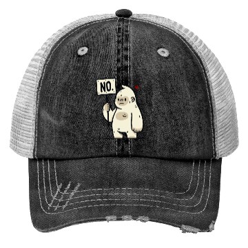 Discover Gorilla Says No – Cute Protest Trucker Hats