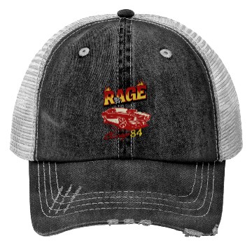 Discover Vintage Rage Chicago 84 Muscle Car Art Trucker Hats