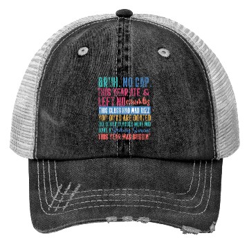 Discover Gen a Slang Teachers Happy Last Day Trucker Hats