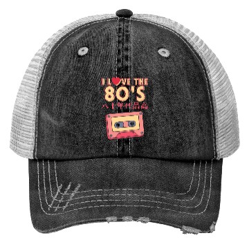 Discover 80s Retro Cassette Tape Trucker Hats