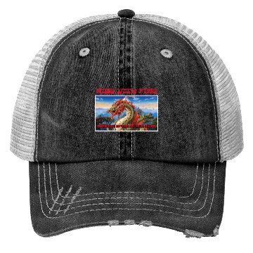 Discover Rise With Fire Guardian Dragon Roaring Trucker Hats