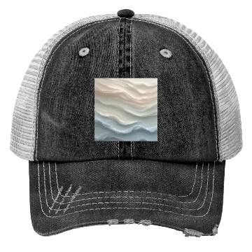 Discover Take a Deep Breath – Calm Abstract Trucker Hats
