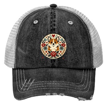 Discover Corgi Lover Trucker Hats