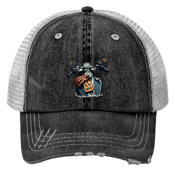 Discover Born to Ride, But Let Me Ask My Wife First Trucker Hats