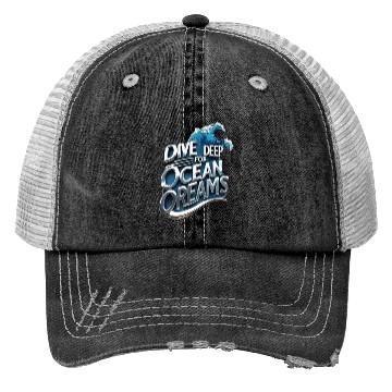 Discover Ocean Dream Depths Wave Reverie Trucker Hats