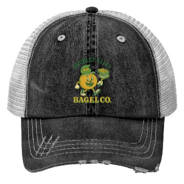 Discover Funny Tennis Humor Trucker Hats - Doubles Alley Bagel Co.