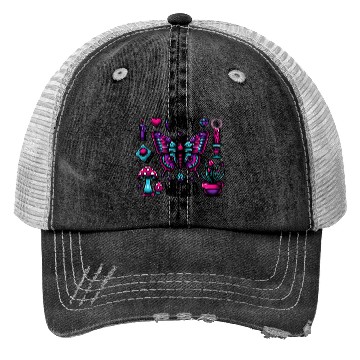 Discover Halloween Stay Weird Trucker Hats