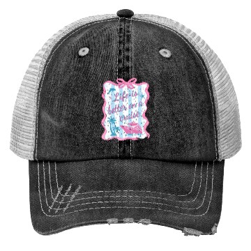 Discover Coquette Cruise Life Summer Girly Cruise Trucker Hats
