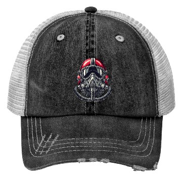 Discover Pilots Helmet Design Trucker Hats