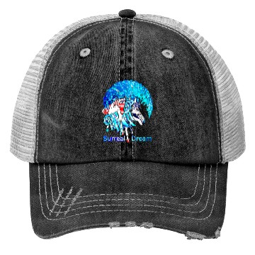 Discover Art-Gil Horse 1 Surreal Horses from another world Trucker Hats