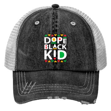 Discover Dope black kid black history month Trucker Hats