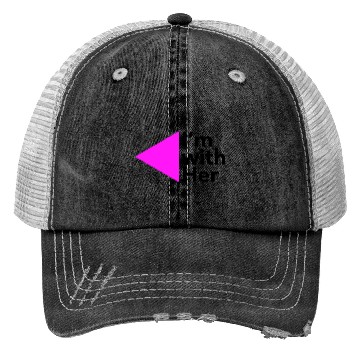 Discover I'm with Her (Left triangle) Trucker Hats