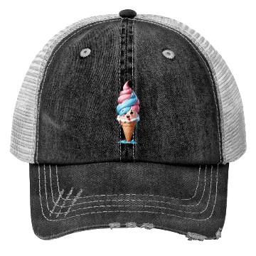 Discover Ice cream Trucker Hats