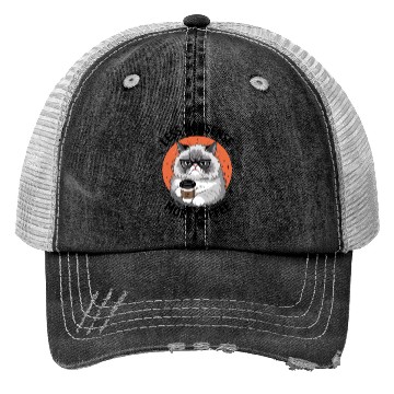 Discover Grumpy Cat with Coffee Trucker Hats