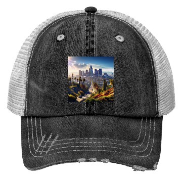 Discover los angeles city. Trucker Hats