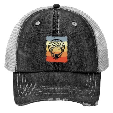 Discover Vintage Basketball Hoop Trucker Hats